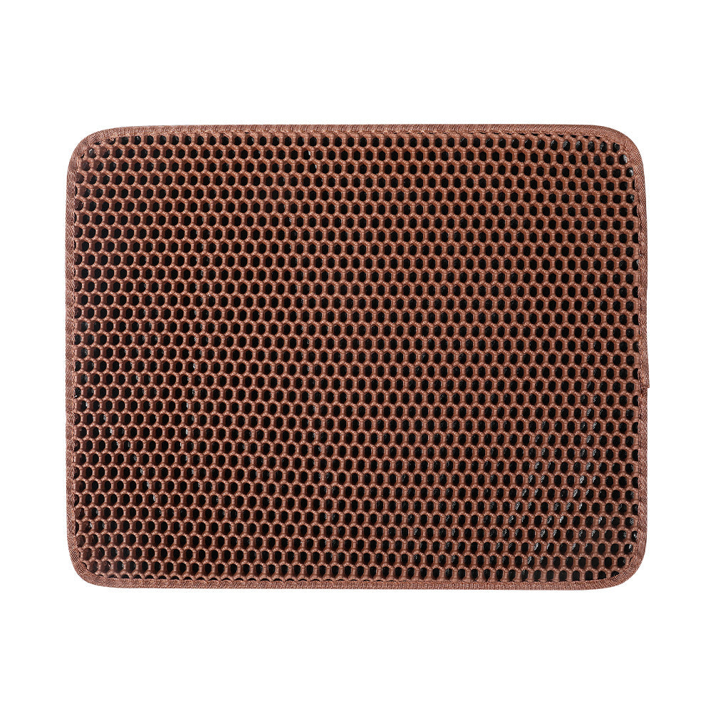 Double layer EVA anti slip cat litter pad pet litter box filter pad