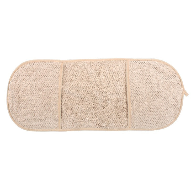 Pet absorbent towel, ultra-fine fiber bath towel, brown large gloves, cat and dog bath towel