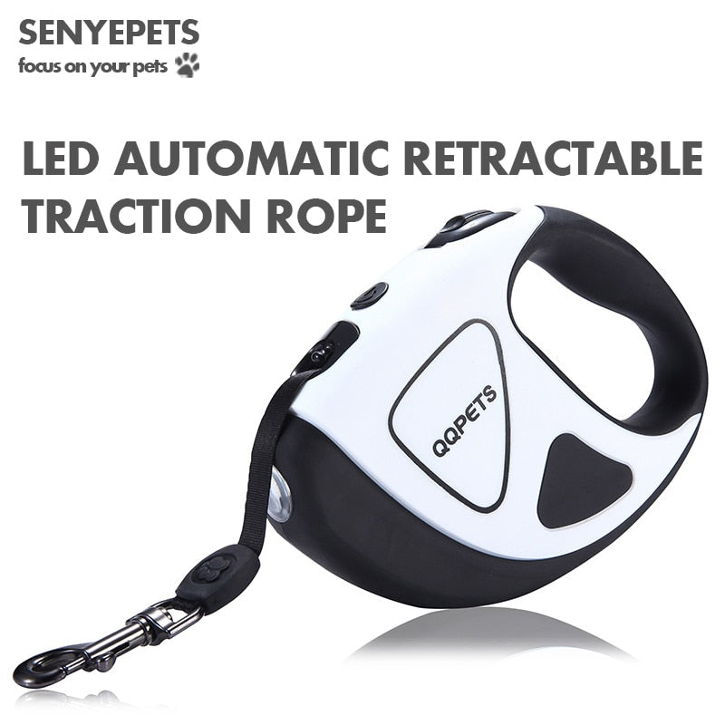 LED Automatic Retractable Dog Leash