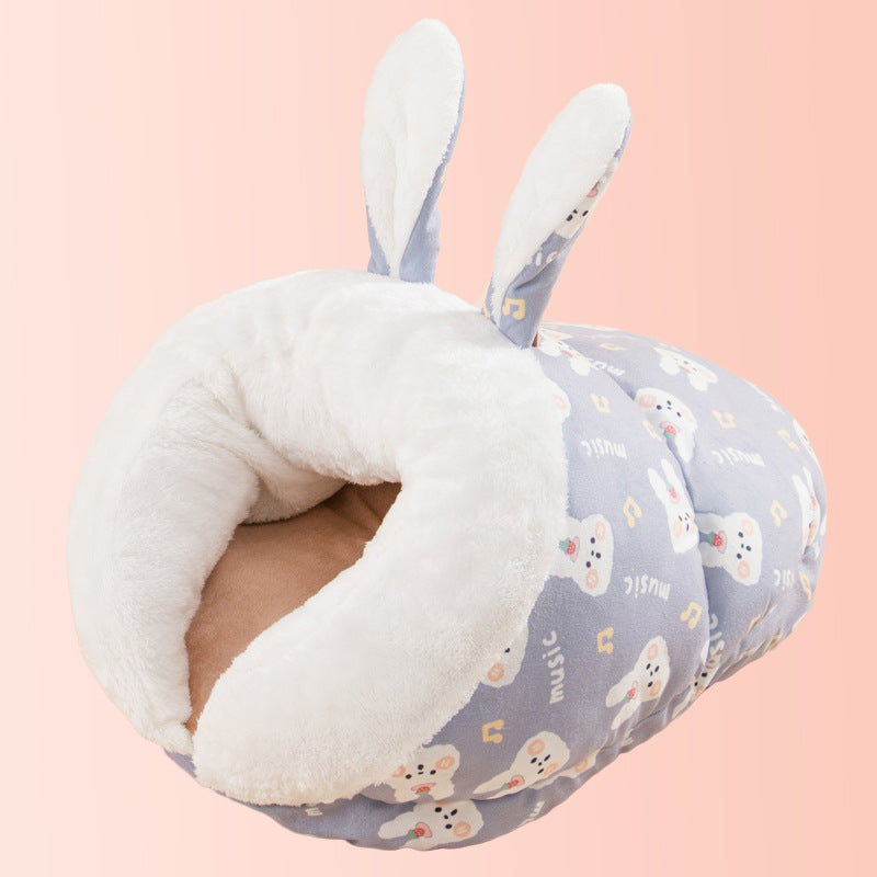 Semi-Enclosed Slipper Pet Bed