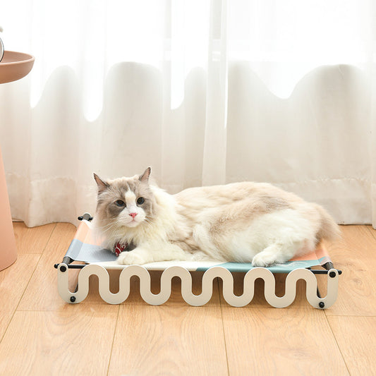 Elevated Breathable Pet Camp Bed