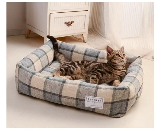 Four-Season Washable Pet Tent Bed