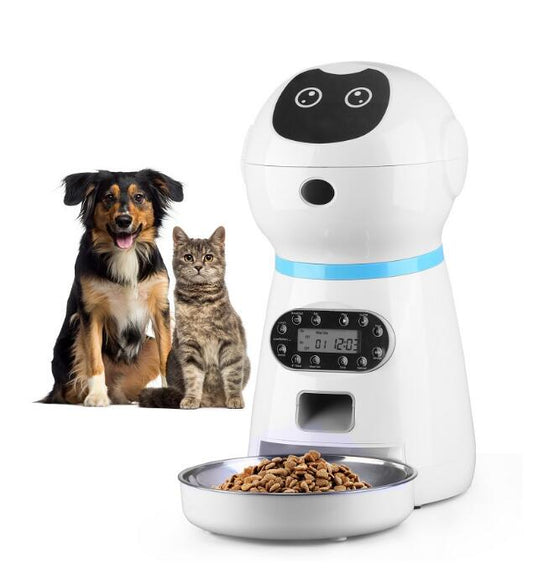 Automatic Robot Pet Feeder — 3.5L Programmable Food Dispenser