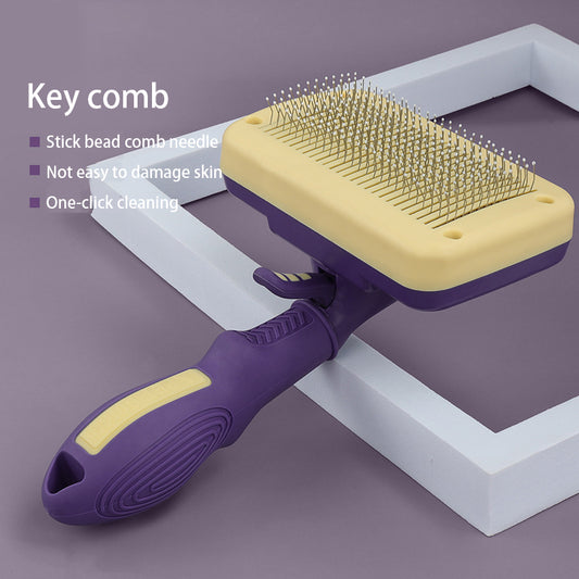 Automatic Knot-Removal Pet Comb
