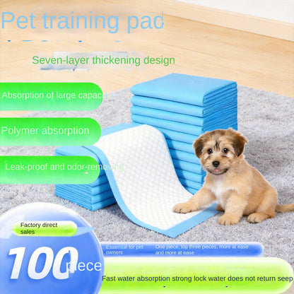 Pet Urine Pad Disposable Dog Pee Pad Thick Absorbent Bamboo Charcoal Deodorizing Waterproof Pad Dog Diaper Absorbent Paper