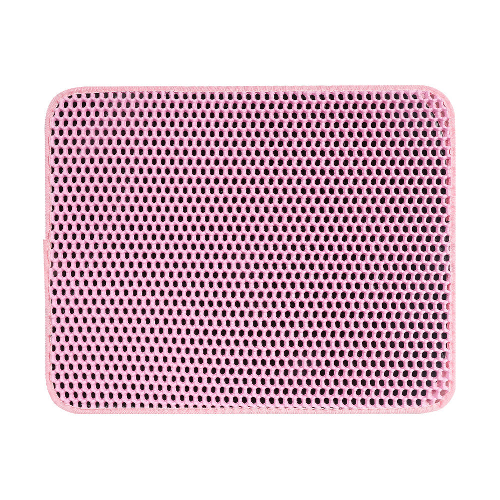 Double layer EVA anti slip cat litter pad pet litter box filter pad