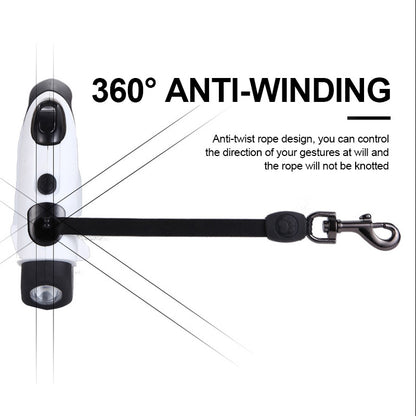 LED Automatic Retractable Dog Leash