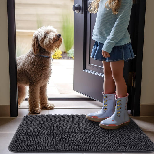 Snowy Soft Bath Mat — Cozy, Non-Slip Bathroom Comfort