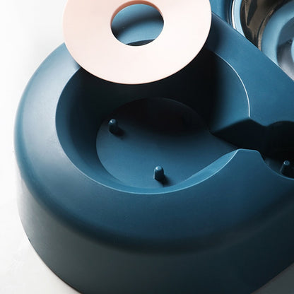 Anti-Overturn Automatic Water & Food Bowl for Dogs & Cats