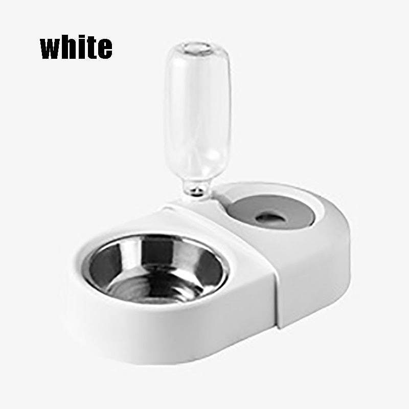 Anti-Overturn Automatic Water & Food Bowl for Dogs & Cats