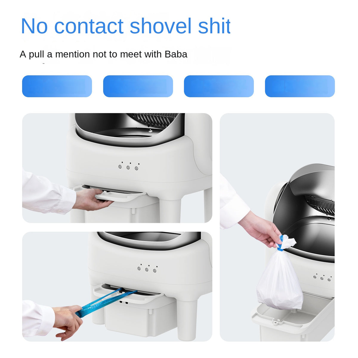 Open-Design Smart Self-Cleaning Litter Box