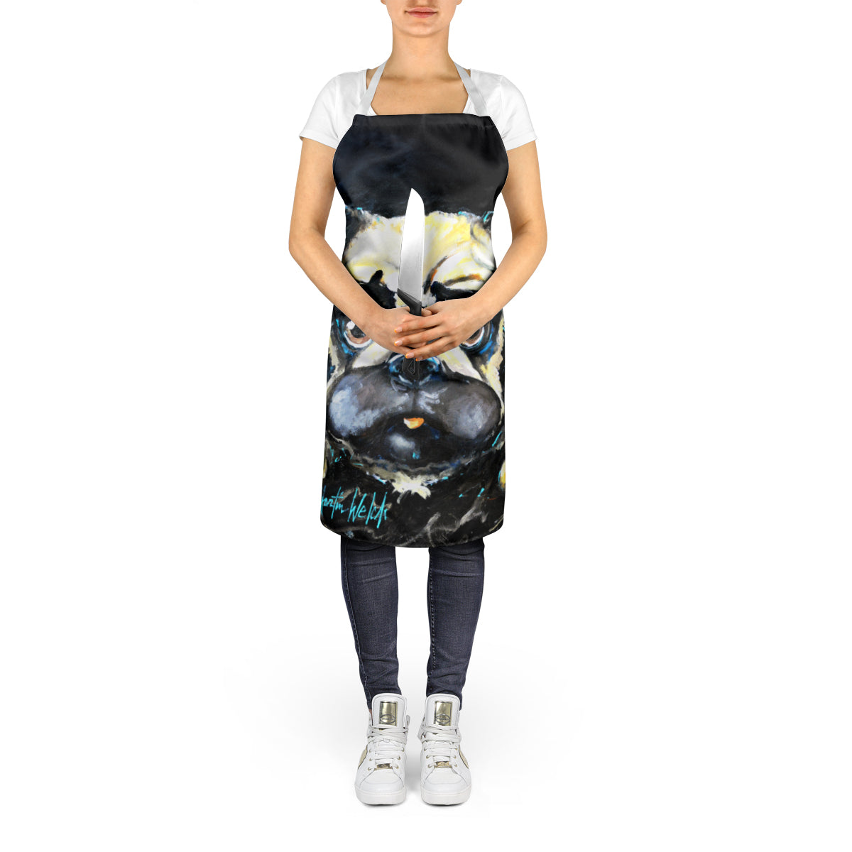 Pug It Out Apron