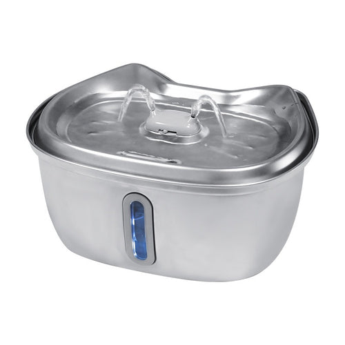 3L Stainless Steel Filtered Pet Water Dispenser